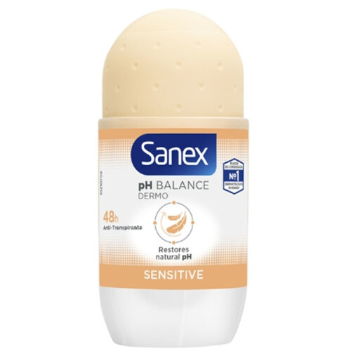 Sanex Sanex Ph Balance Dermo Sensitive Deodorant Roll On 50ml
