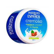 Manteca corporal - Instituto Español - Crema de karité - 400ml - Sin parabenos - Todo tipo de piel