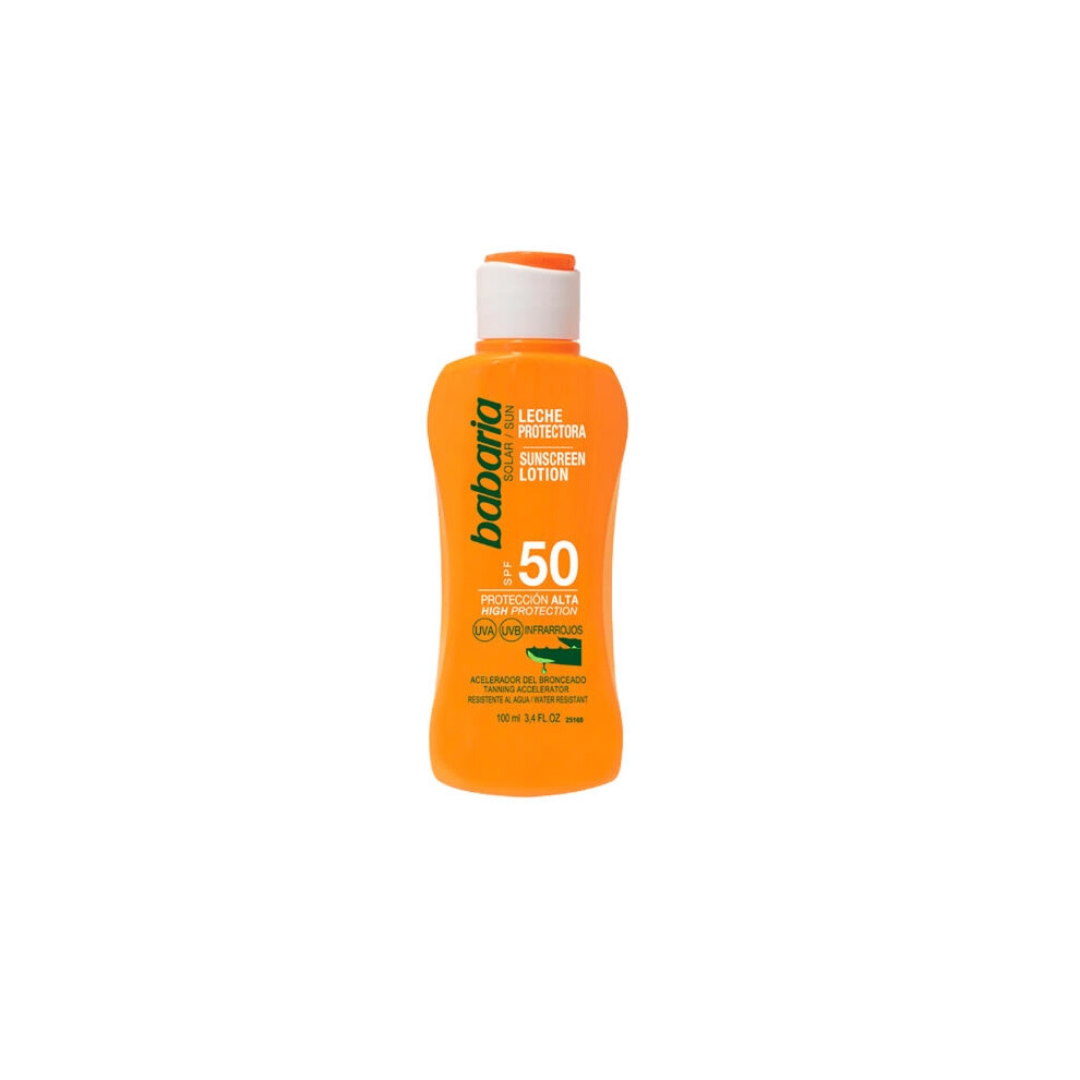 Babaria Sunscreen Lotion With Aloe Vera Spf50 100Ml