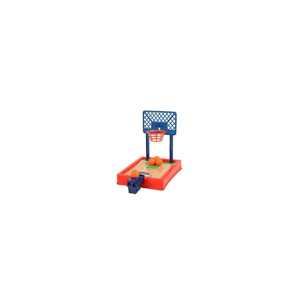 (Deep Red) Basketball Shooting Game Toy Desktop Table Basketball Games With Basketball Court