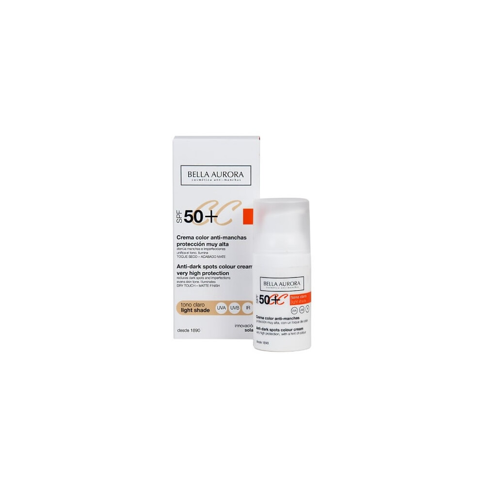 Bella Aurora Bella Cream/Light Bella Aurora Cc Anti-Spot Spf50 Tone 30Ml