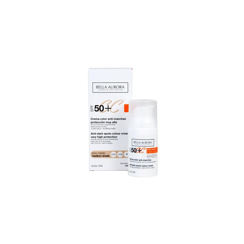 Bella Aurora Bella Cream Bella Aurora Cc Anti-Spot Spf50 Medium Tone 30Ml