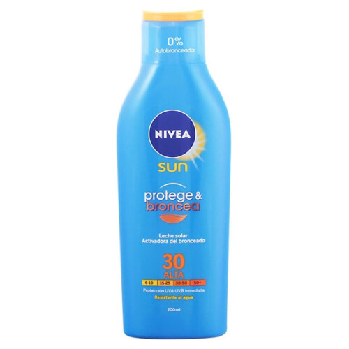 NIVEA (200 ml) SUN PROTEGE&BRONCEA leche SPF30
