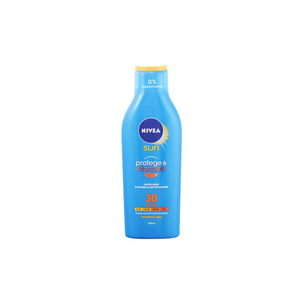 Nivea Bronze Sun Protect And Tan Activating Sun Lotion Spf30 200Ml