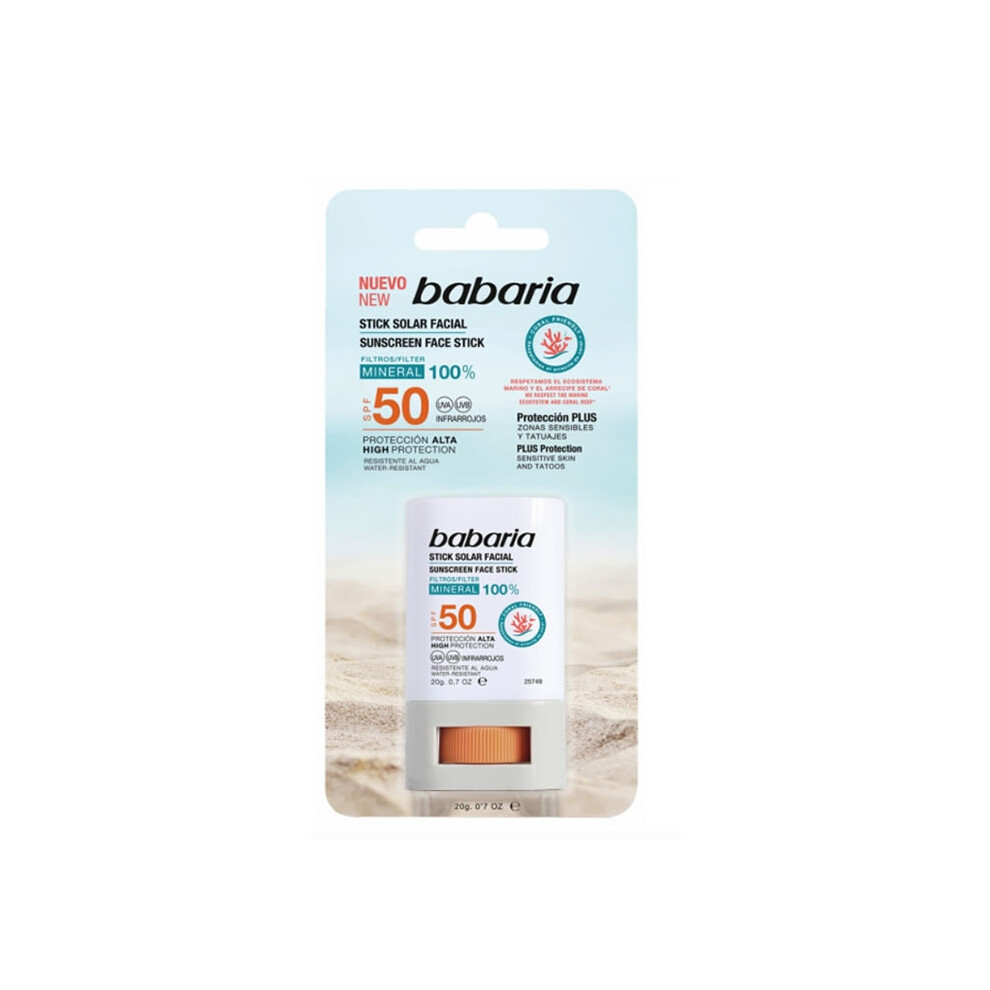 Babaria Sunscreen Face Stick Spf50 20G