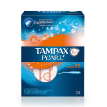 TAMPAX PEARL tampĂłn super plus 24 u