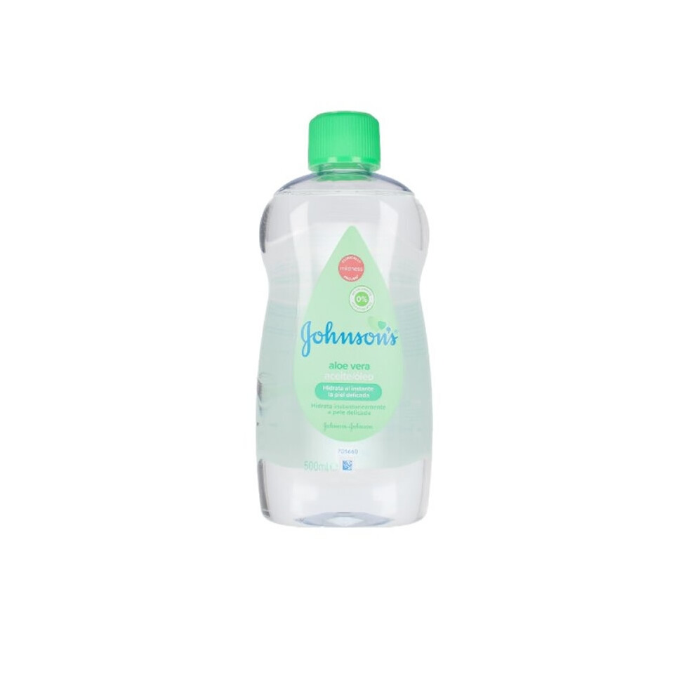Johnson & Johnson Johnsons Baby Oil Aloe Vera 500Ml
