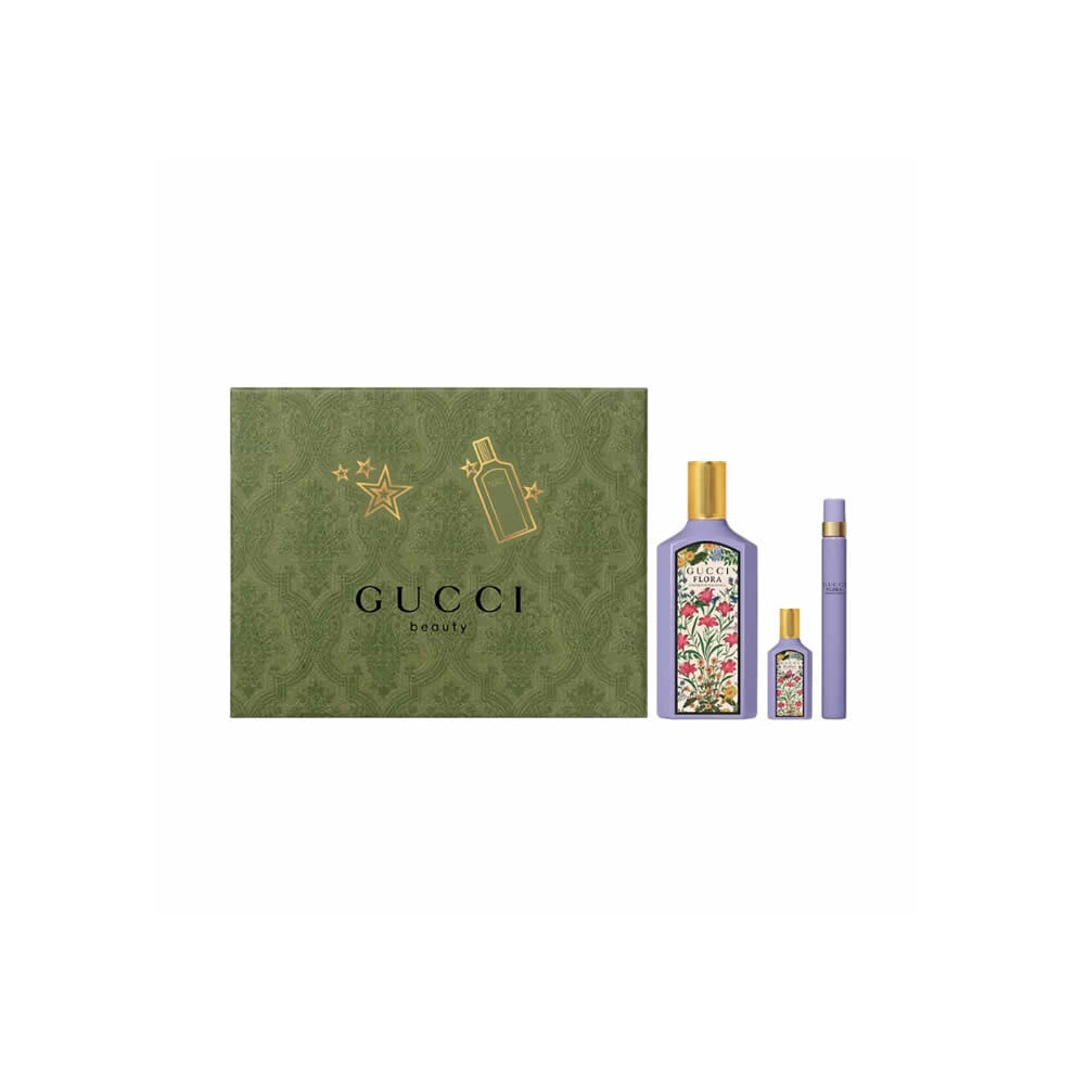 Gucci Flora Gorgeous Magnolia Eau De Parfum 100ml Gift Set