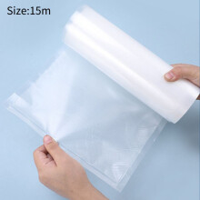 (15 M) Sealer Food Vacuum Rolls Storage Bags 28 Cm Durable Material Freshness Kitchen