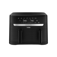 Tefal EY901N40 Dual Drawer Air Fryer Easy Fry 8.3L 6+ Portions 2700W Black