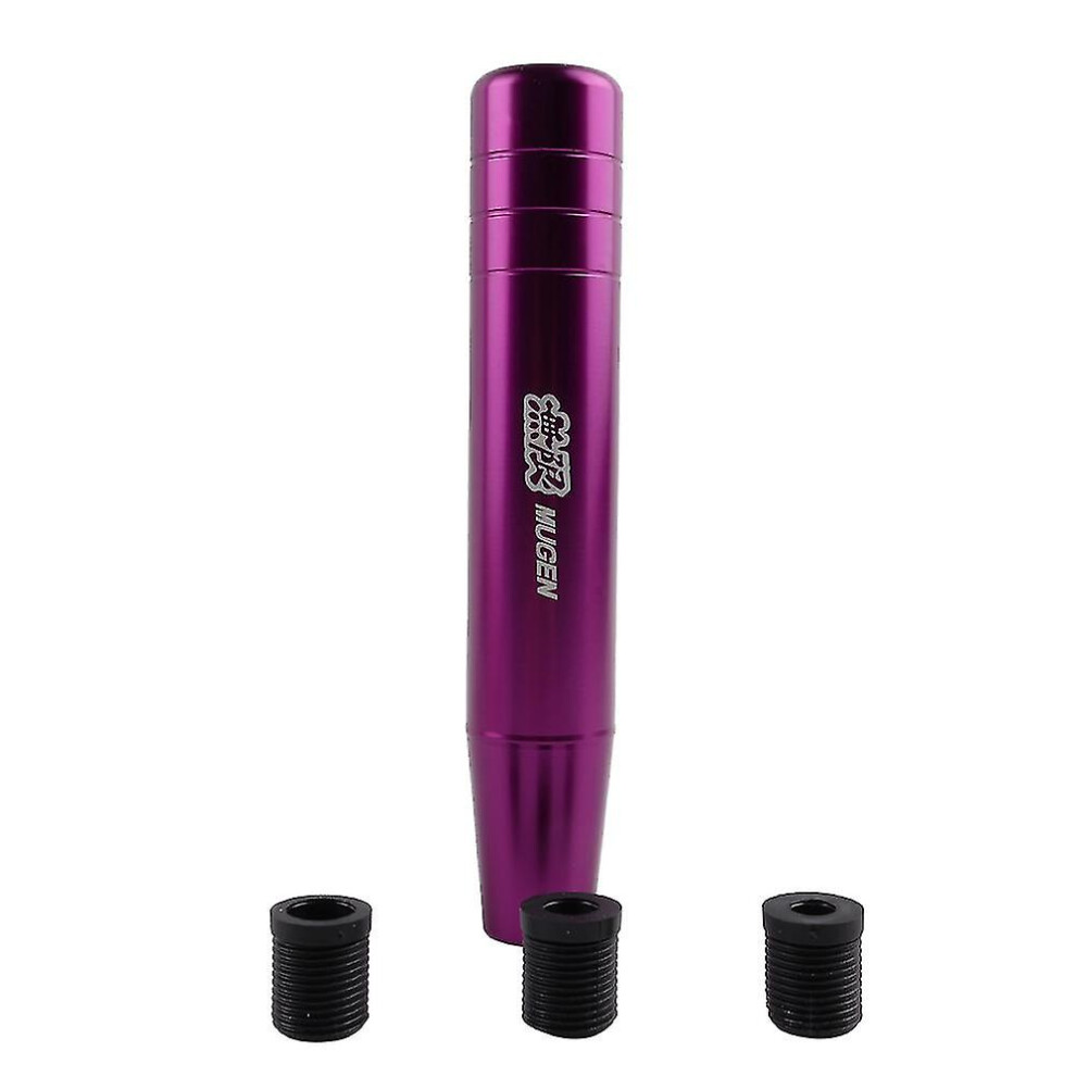 (18Cm ) Aluminum Alloy Mugen Gear Shift Knob 13Cm And 18Cm Extended Long Manual Transmission Gear Stick Lever Shifter Knob-13Cm Purple/Black
