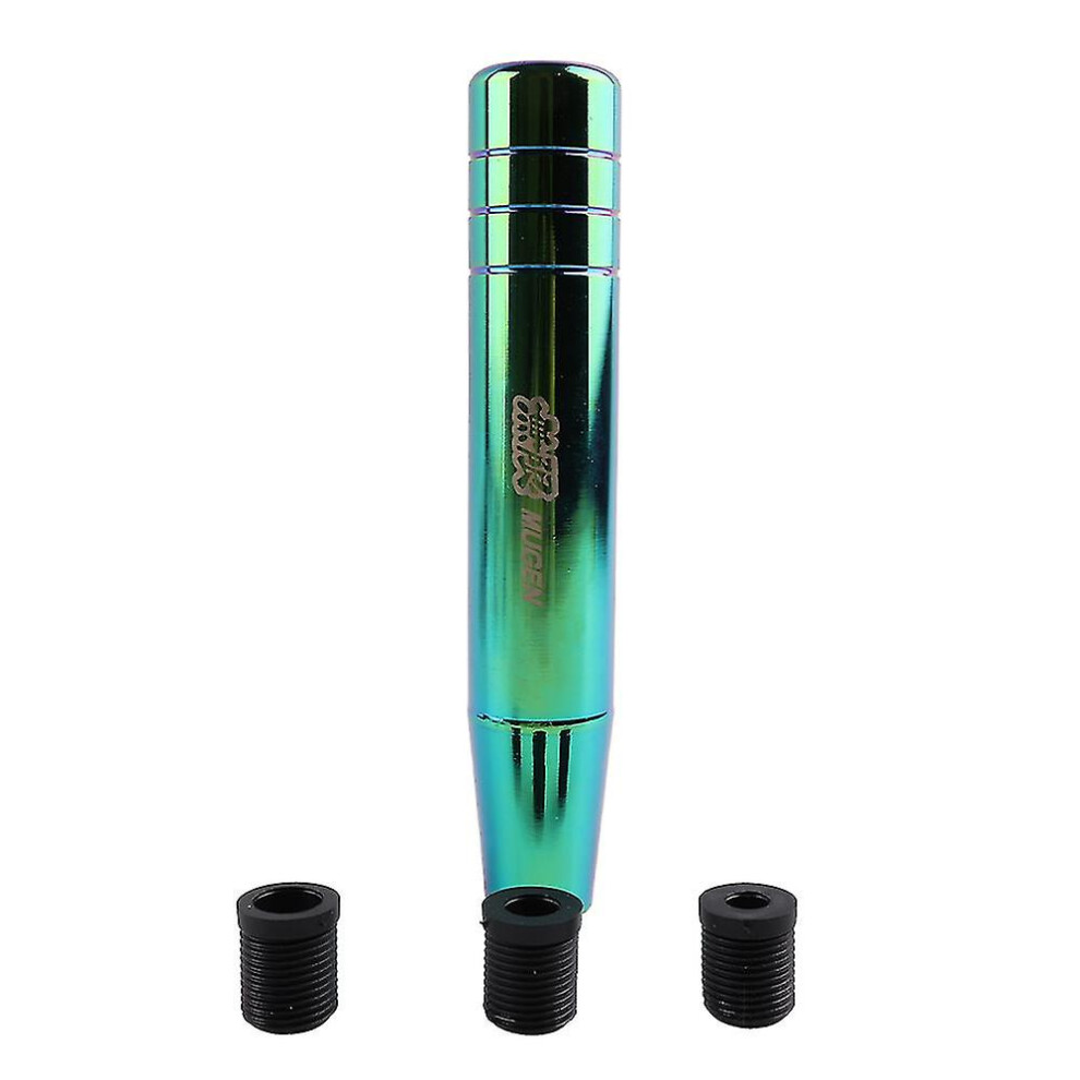 (18Cm Multicolor) Aluminum Alloy Mugen Gear Shift Knob 13Cm And 18Cm Extended Long Manual Transmission Gear Stick Lever Shifter Knob-13Cm Black