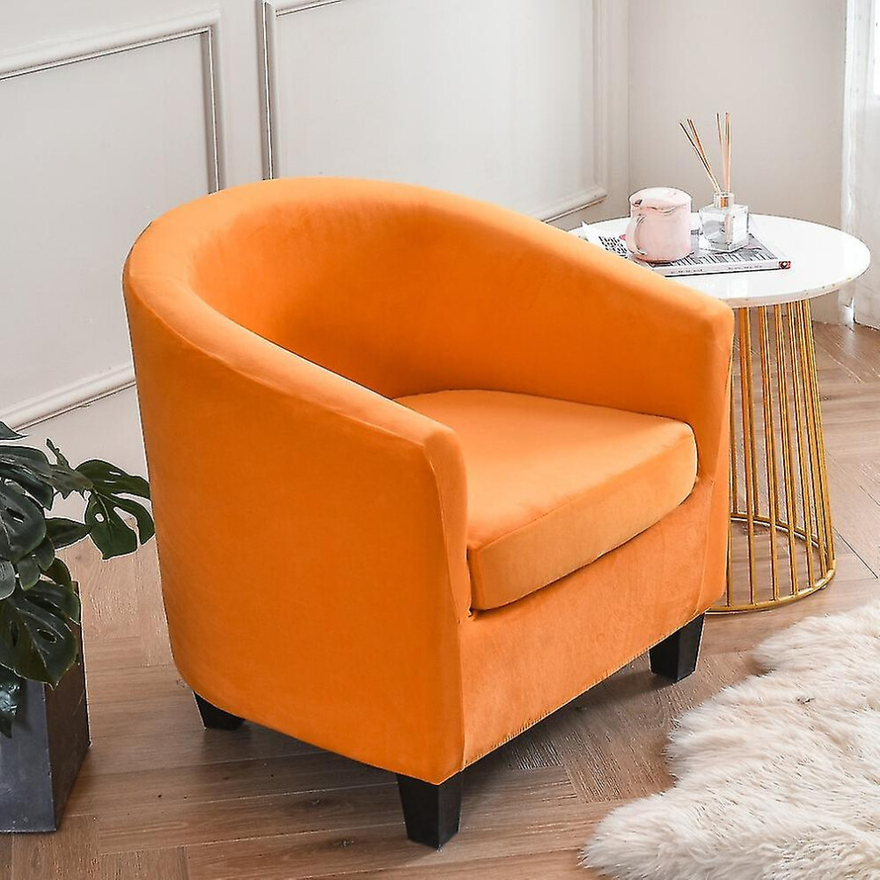 (Orange) Armchair Chair Sofa Cover Living Room Chair Seat Slipcover Orange