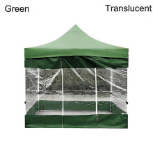 (Army Green, Translucent 3X2M) Outdoor Party Rainproof Oxford Cloth Tents Garden Shade Top Tent Surface Replace