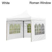 (White, Roman Window 3X2M) Outdoor Party Rainproof Oxford Cloth Tents Garden Shade Top Tent Surface Replace