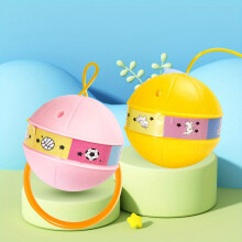 (2 luminous jumping balls [pink   yellow]) 1pc Ankle Skip Ball | Ankle Jumping Ring Ball | Kids Lit Flashing Ankle Jump Ball