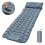 (Gray) Camping Inflatable Mattress With Pillows, Travel Folding Bed 1