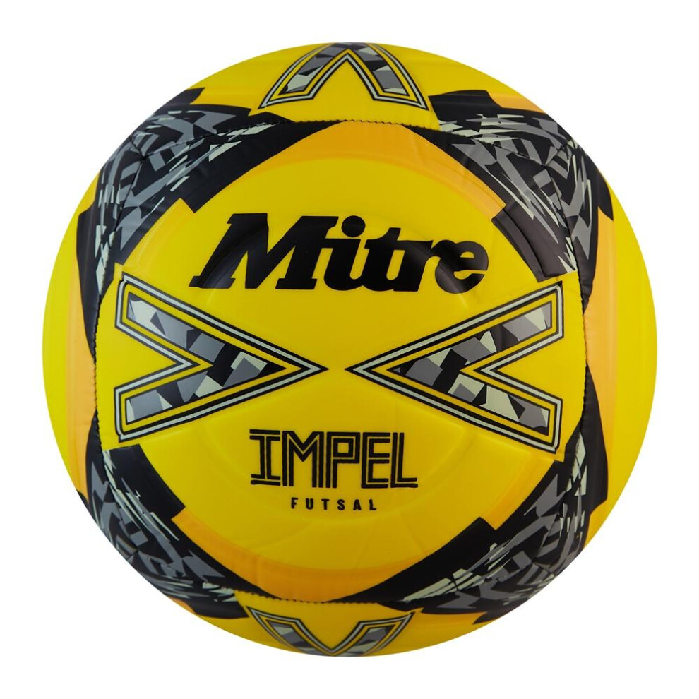 (4, Fluorescent Yellow) Mitre Impel Futsal 2024 Football