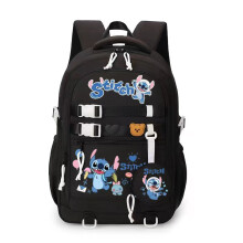 (A) UK Stitch Backpack Students Boys Girls Back To School Bags Teens Daily Backpack