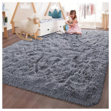 Large Fluffy Shaggy Rugs Non Slip Living Room Rug Soft Nursery Carpet