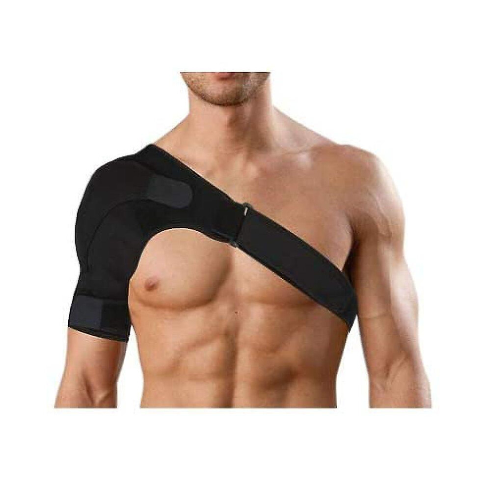 Black Shoulder Brace Neoprene Shoulder Brace Adjustable Support Bandage