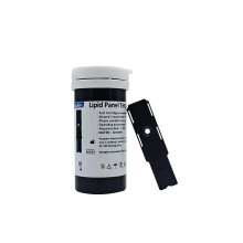 5-in-1 Lipid Blood Test Kit: TC, TG, HDL, LDL (calculated) with Meter & 10 Strips – Rapid Home Lipid Panel Analyzer