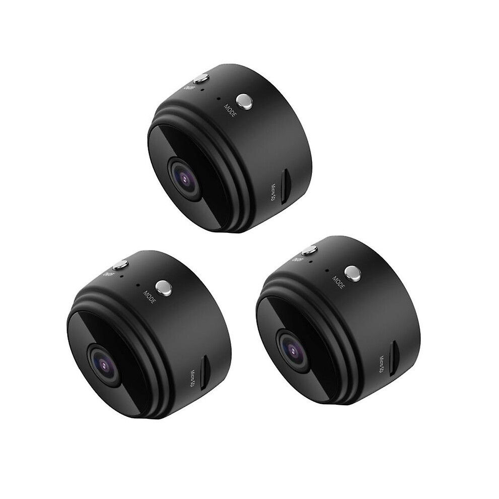 (3pcs) 1-3pcs 1080p Ip Camera Wireless Wifi Indoor Cctv Hd Smart Home Security Ir Cam Mini