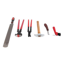 20246 Piece Set Professional Horse Farrier Hoof Trim Tool Nail Horseshoe Plier Trimming Tool