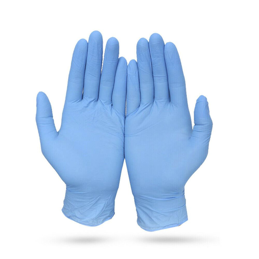 Vinyl Powder-Free Surgical Gloves Small, Blue Pack of 100