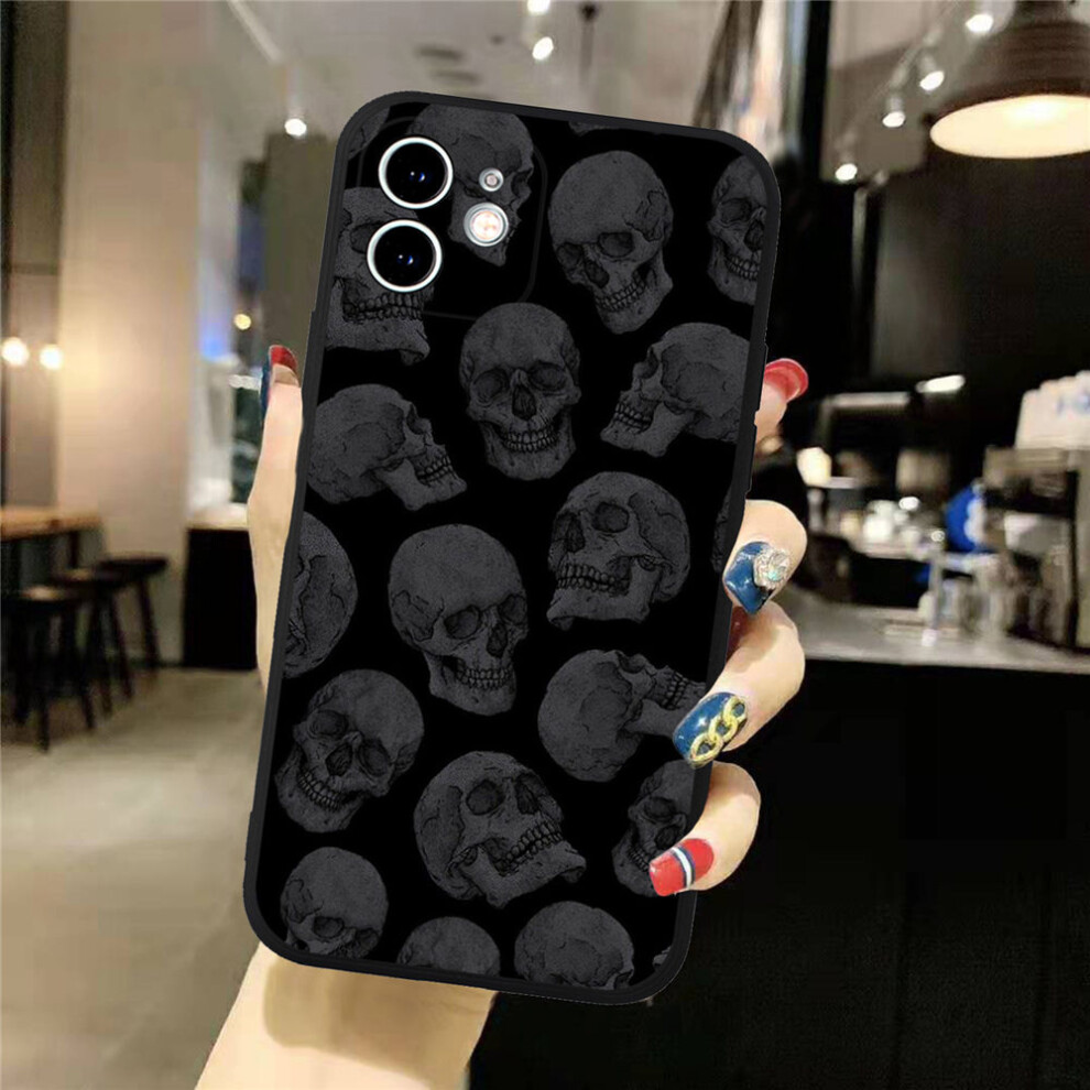 (Style 04, For iphone 14Plus) Skeleton Phone Case For iphone 12/13/14/15 Pro Max