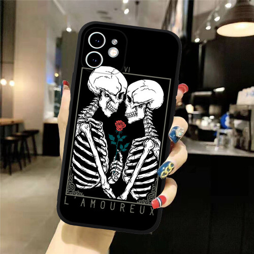 (Style 08, For iphone 11Pro) Skeleton Phone Case For iphone 12/13/14/15 Pro Max