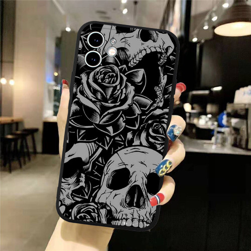 (Style 11, For iphone 11Pro) Skeleton Phone Case For iphone 12/13/14/15 Pro Max