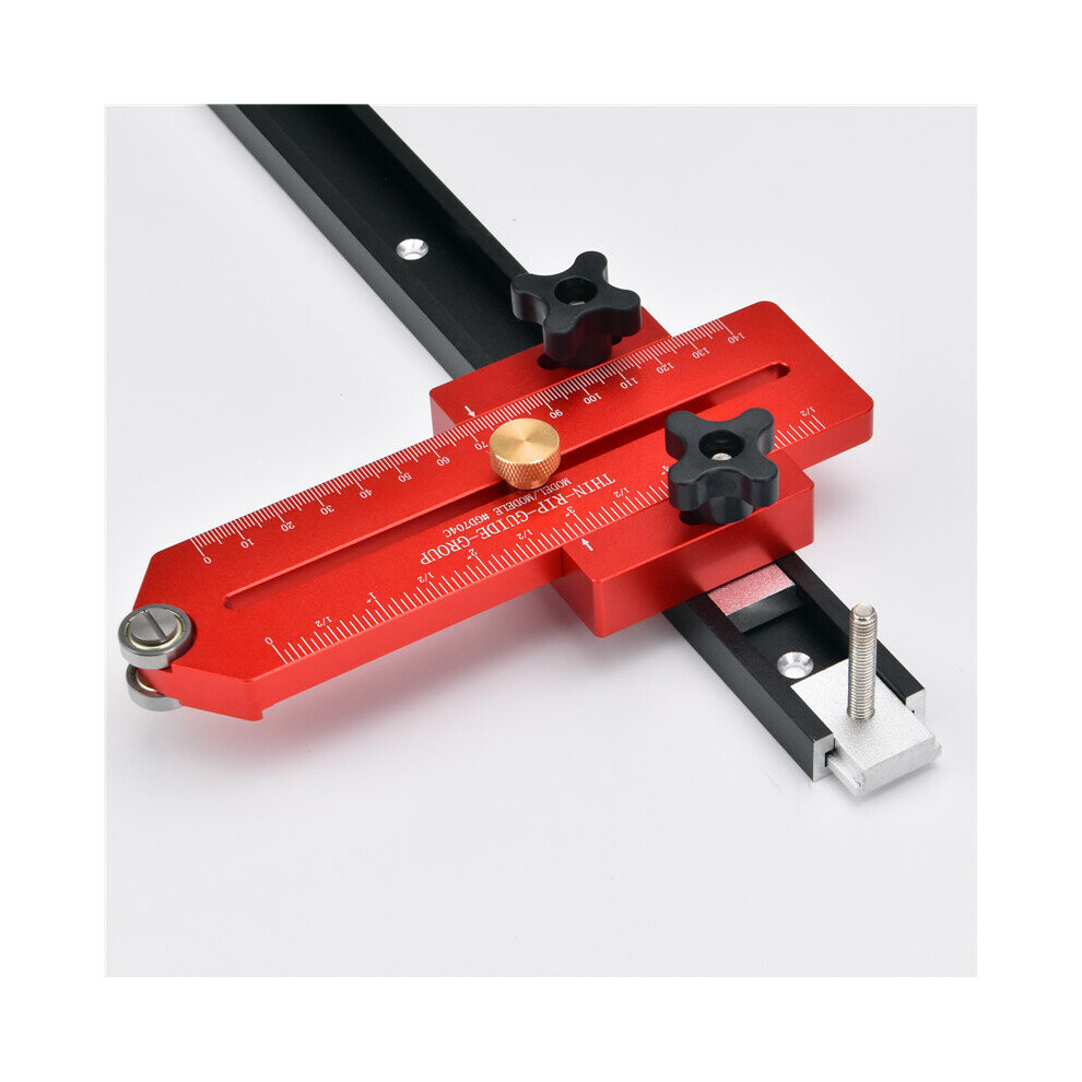 Fonson 140Mm Extended Woodworking Thin Guide Jig Table Saw Fast Cutting Limit Fence Workbench T Track Guide 6935462225439