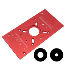 (#B) M8 Black/Red CNC Router with Aluminum Inverted Plate Lift Table and Electric Wood Milling Platform