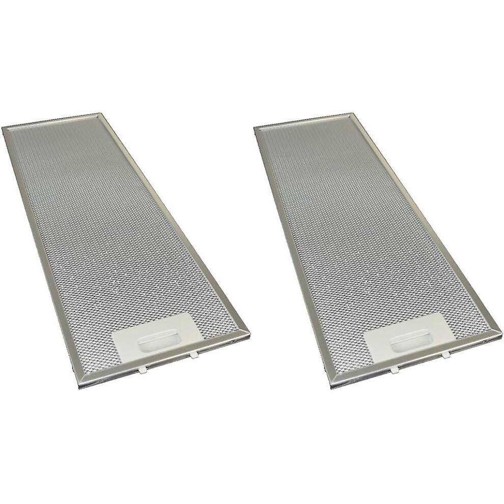 2 x Universal Cooker Hood Metal Grease Filter 177mm x 533mm