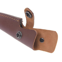 18.5cm X 4cm Knife Holder Outdoor Tool Sheath Cow Leather For Pocket Knife Pouch