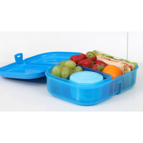 Sistema Sistema Ribbon Lunch Box 1.1 Litres With 130ml Mini Bite - Assorted 2