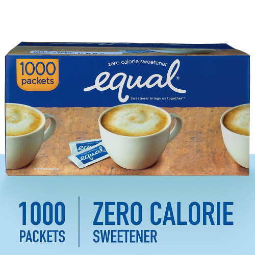 Equal zero calorie sweetener, 1000 ea