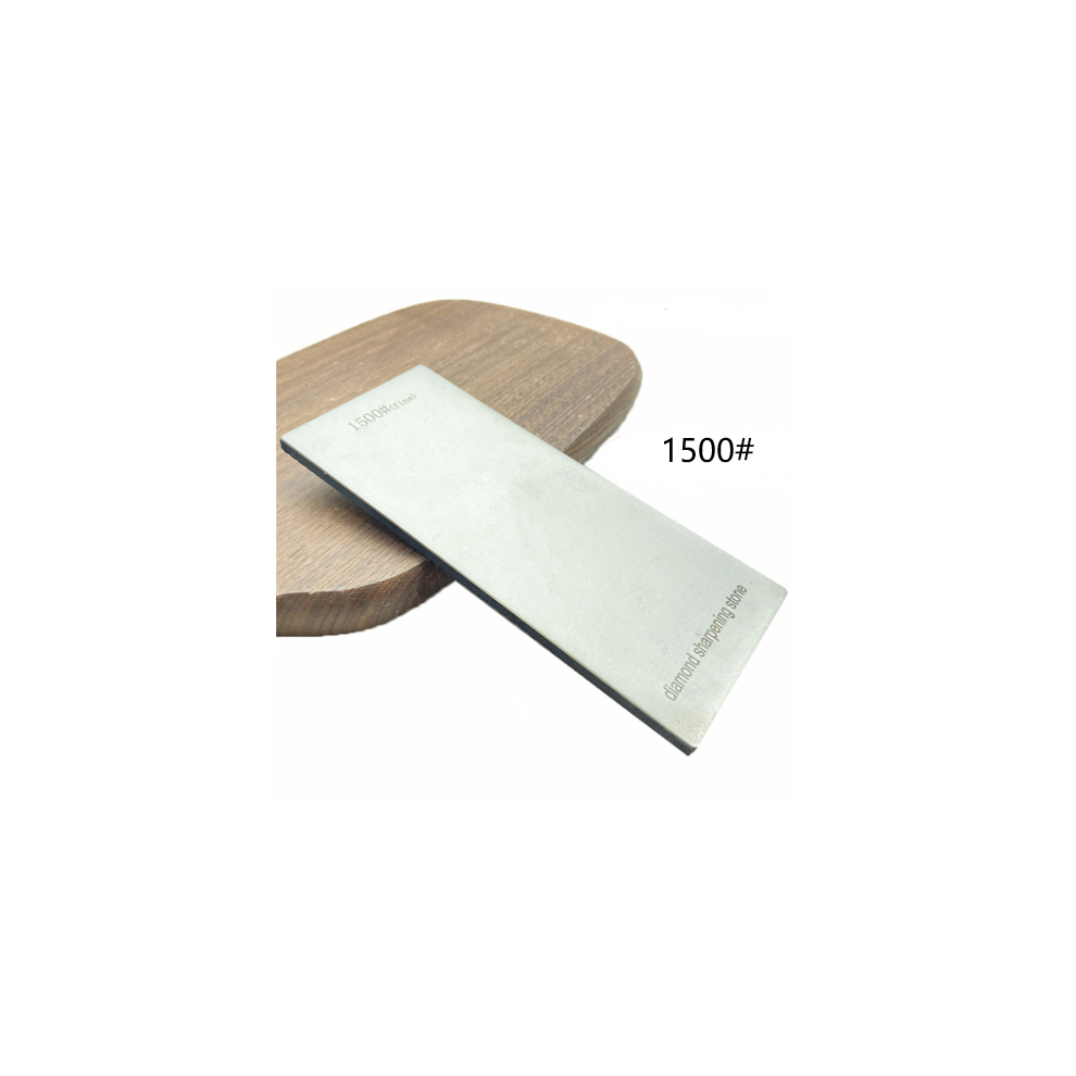 (1500#) 1500 Grit Diamond Knife Sharpener Sharpening Stone Whetstone Professional Woodwork Knive Grinding Edge Tool Anti-Skid Base 6935462223190