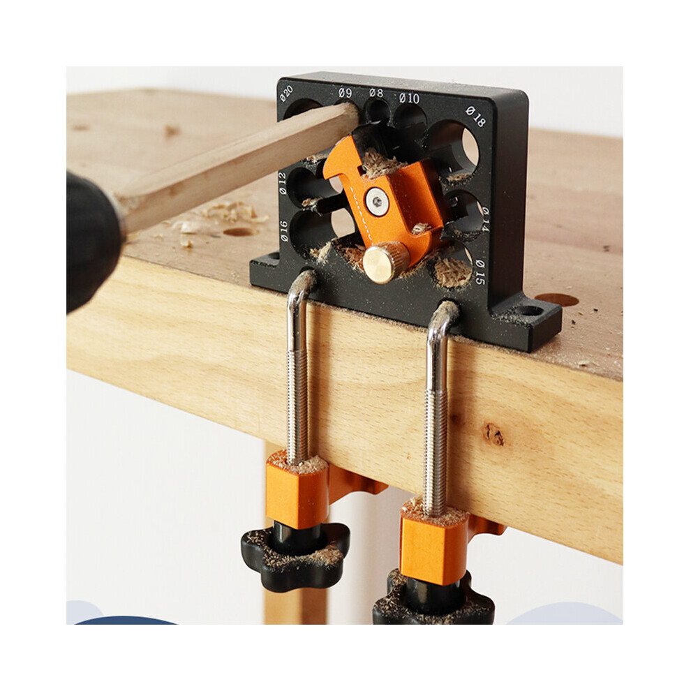 Enjoywood Adjustable Dowel Jig With Carbide Inserts 8-20Mm Hole Specifications Compact Lightweight 6935462223572