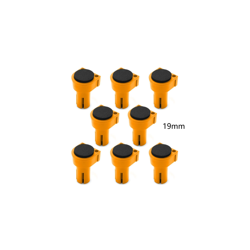 (19Mm) 8Pcs Workbench Peg Brake Stops Clamp 19Mm 20Mm Eva Rubber Bench Dog Woodworking Tool For Workbench Holes Anti-Slip 6935462223640