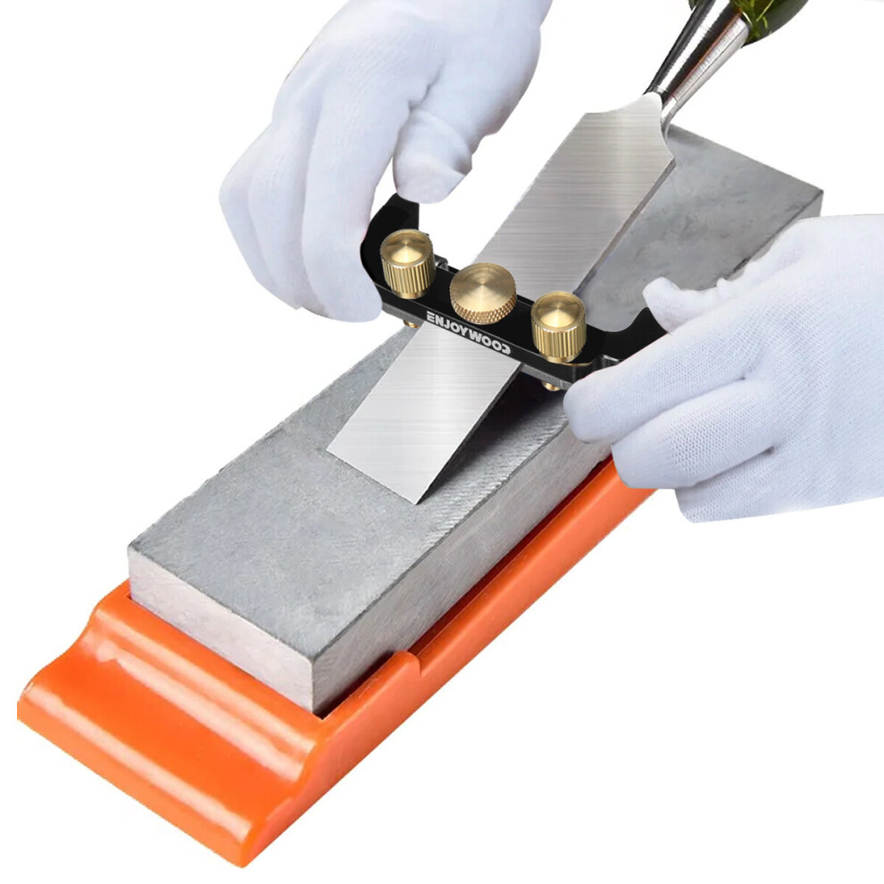 Enjoywood Precision Chisel Honing Guide Sharpening Jig Tool Aluminum Alloy For Chisels And Planes For Razor-Sharp Woodworking Performance 6935462223862
