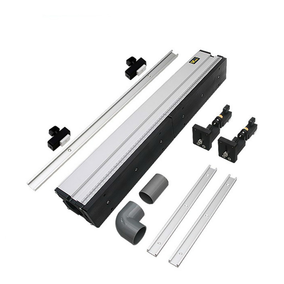 (C) Wnew Woodworking Aluminium Router Table Profile Fence With Sliding Brackets Tools For Wood Work Router Table Saw Table Diy Woodworking Workbenches 6935462223701