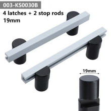 (19mm) 2Pack Aluminum Alloy Workbench Planing Stop Board Woodworking Table Baffle Plate Quick Release Limit Block Stop Rod Table Stop For Desktop Workbench W