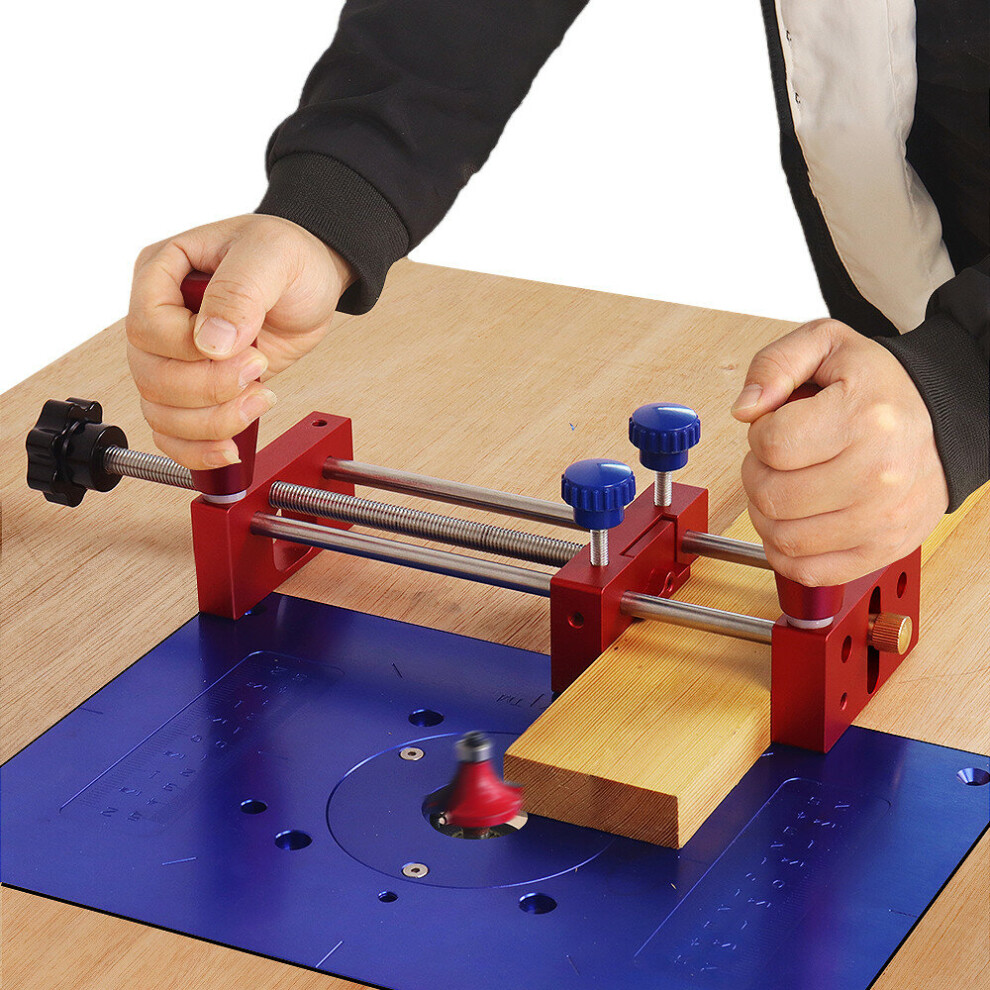Woodworking Manal Push Rail Guide Coping Sled Tenoning Safety Clamp For Table Saws Router Table Band Saws And Jointers 6935462225002