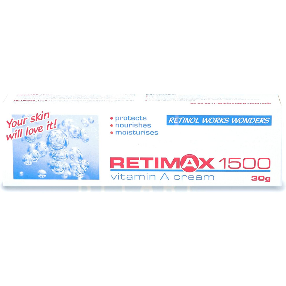 RETIMAX 1500 Vitamin A, retinol cream,ant-Ageing Anti-wrinkle cream for dehydrated skin, 30g