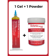 Victoria Cockroach Gel Bait 1 Tube Plus Victoria Pest Control Powder