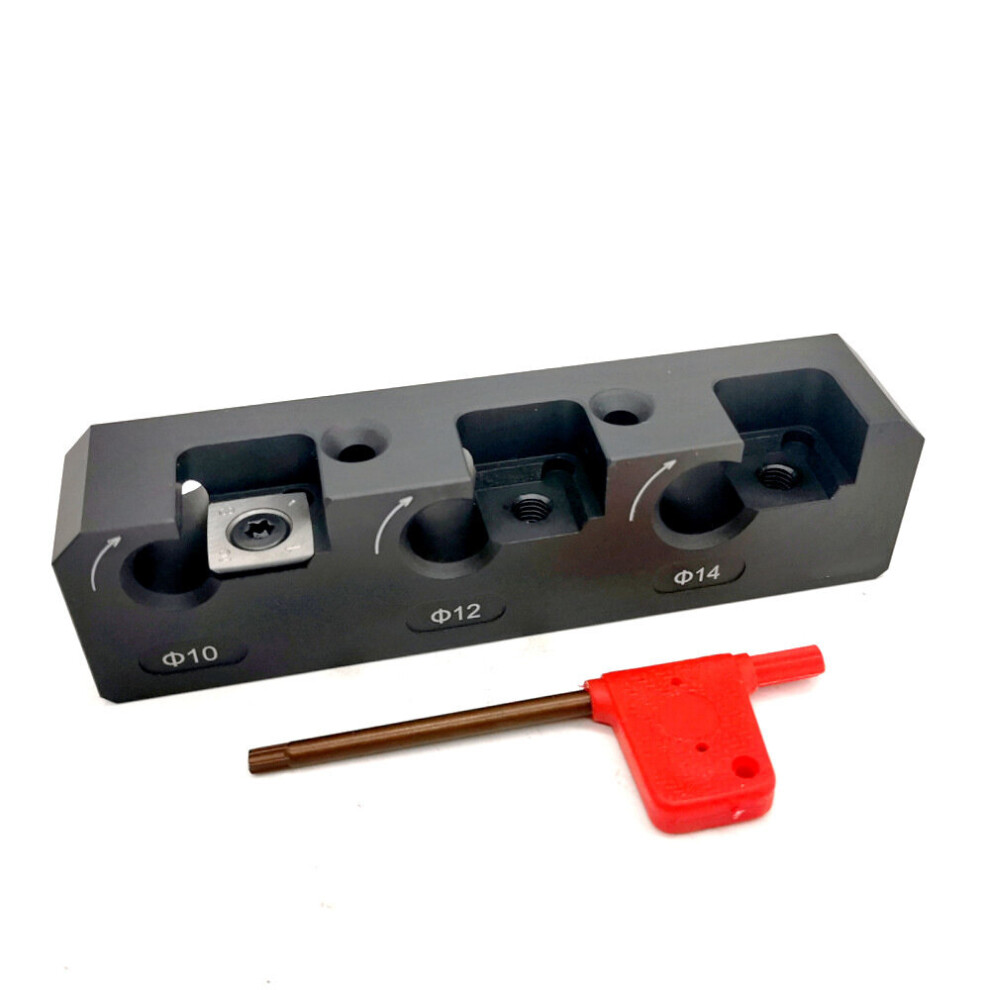 (A) Ganwei Woodworking Dowel Maker Metric 10Mm 12Mm 14Mm With Carbide Blade Electric Drill Milling Dowel Round Rod Auxiliary Woodworking Tool 6935462222896