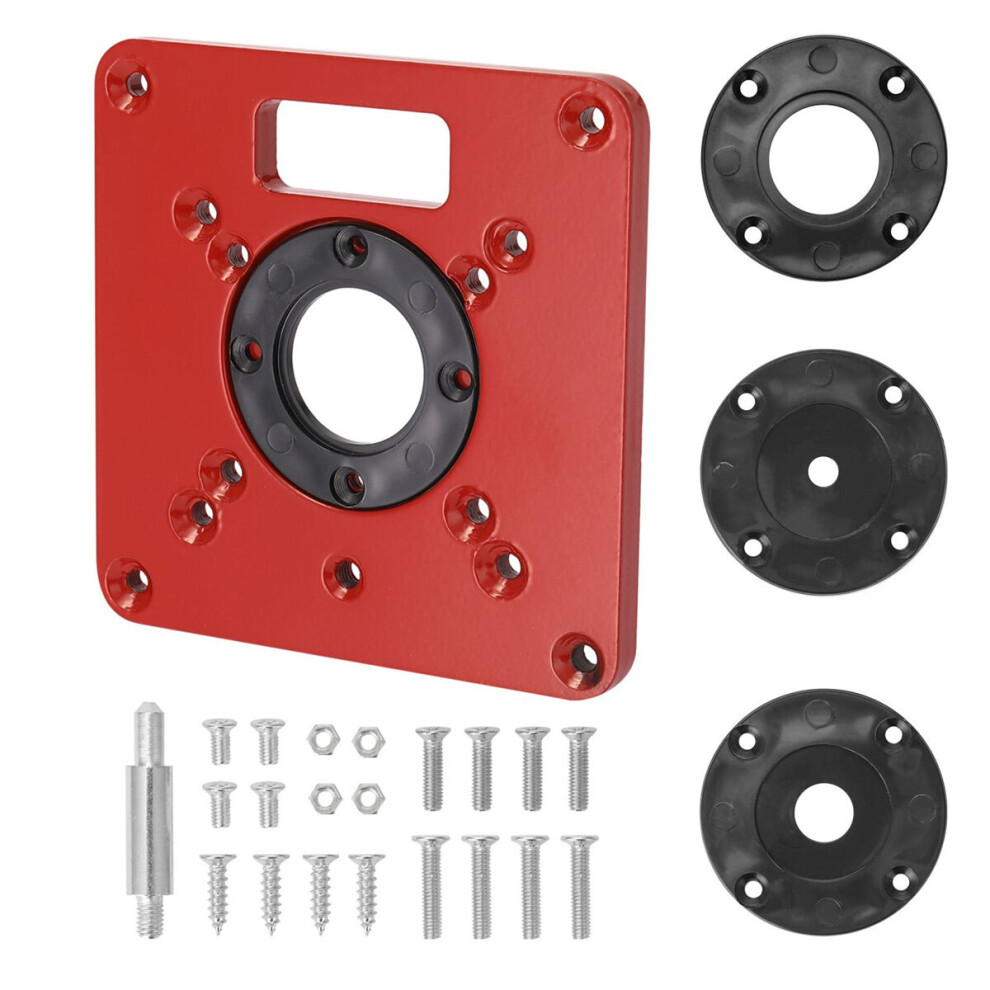 Multifunctional Router Table Insert Plate Woodworking Benches Aluminium Wood Router Trimmer Models Engraving Machine 6935462223084