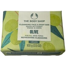 The Body Shop - Olive Cleansing Face & Body Bar - Tuhé mýdlo na obličej a tělo 100.0g